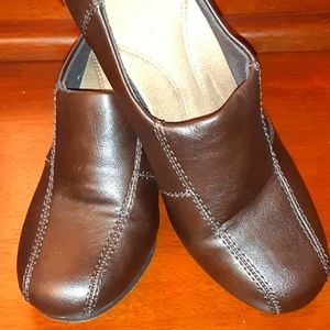 Brown Aerosols heeled loafer